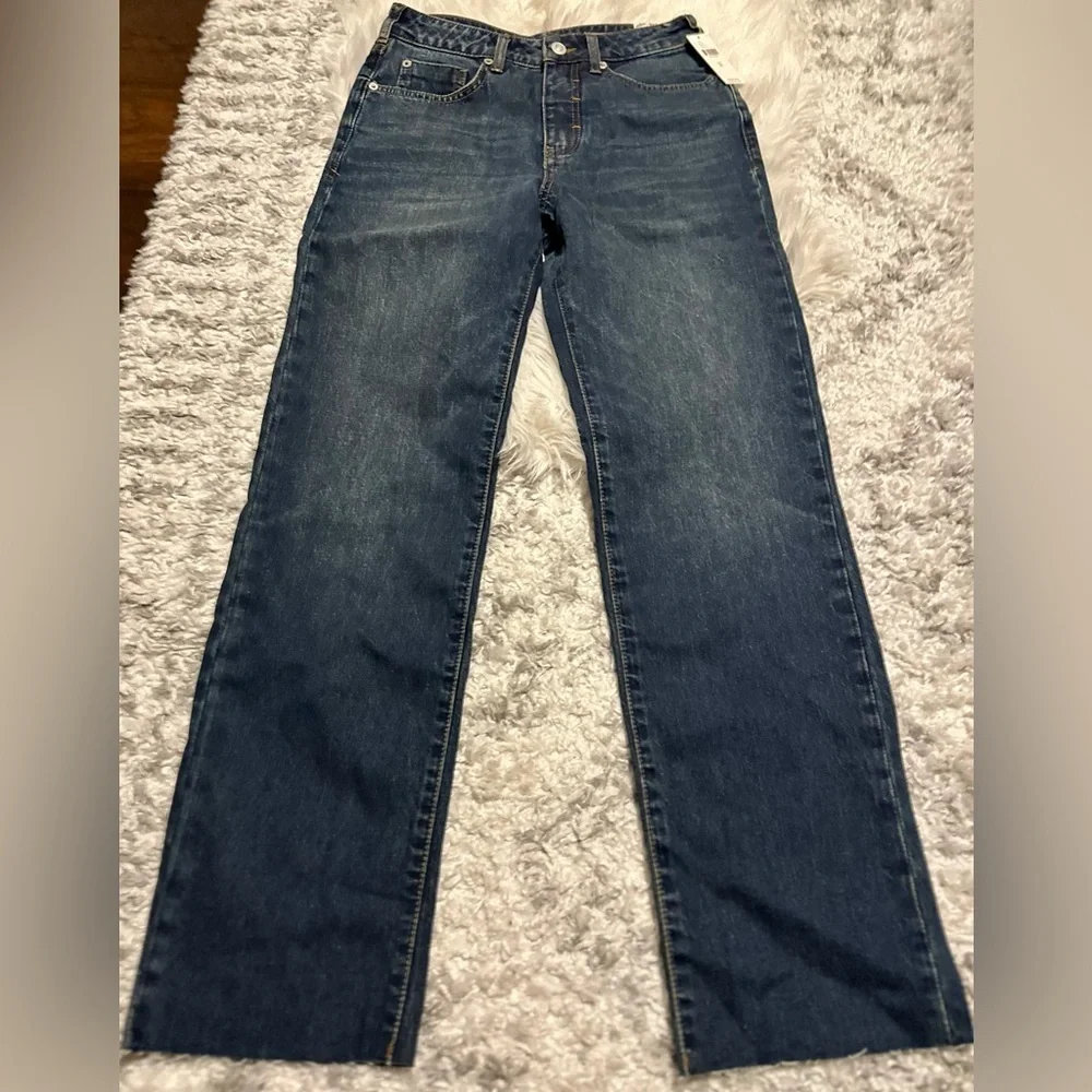 RARE Pilcro NWT Classic Ultra High-Rise Straight Jeans—26 - Picture 6 of 15